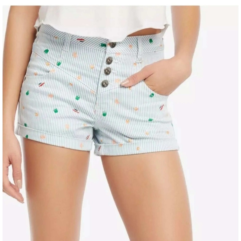 Studio Ghibli Ponyo Shorts Size 9 Her Universe Striped Novelty